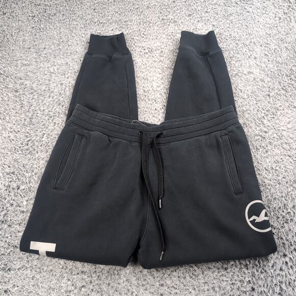Hollister Other - Hollister Pants Men Large Black Tapered Athleisure Sweatpants Gym Jogger Casual